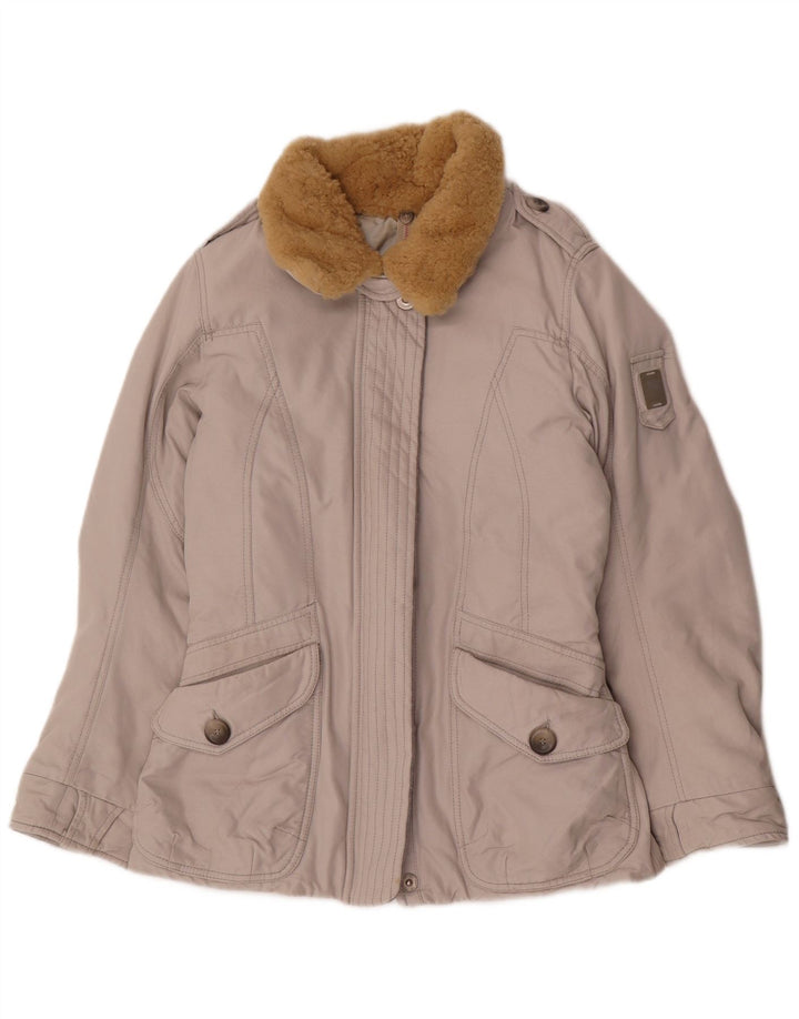 Think Pink Veste rembourrée pour femme UK 12 Polypropylène gris moyen