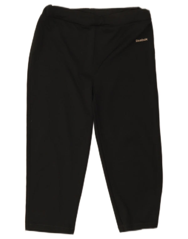 REEBOK Womens Capri Leggings UK 12 Medium  Grey