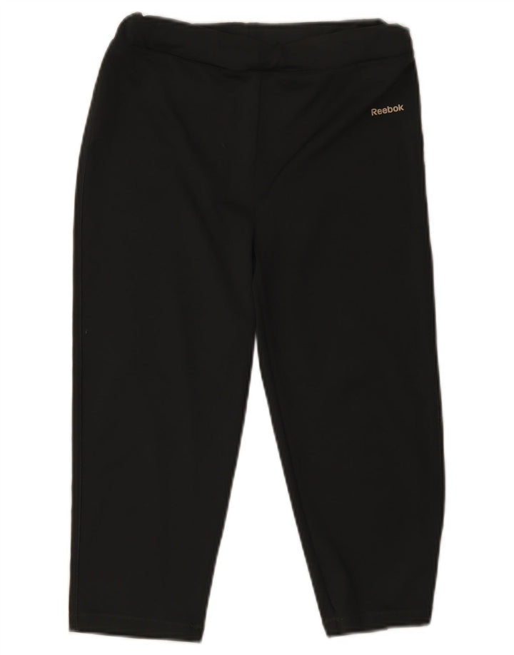 REEBOK Legging Capri Femme UK 12 Gris Moyen