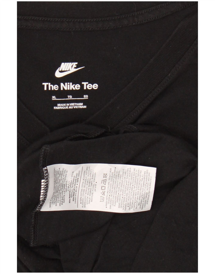 NIKE T-Shirt Homme Haut XL Noir Coton
