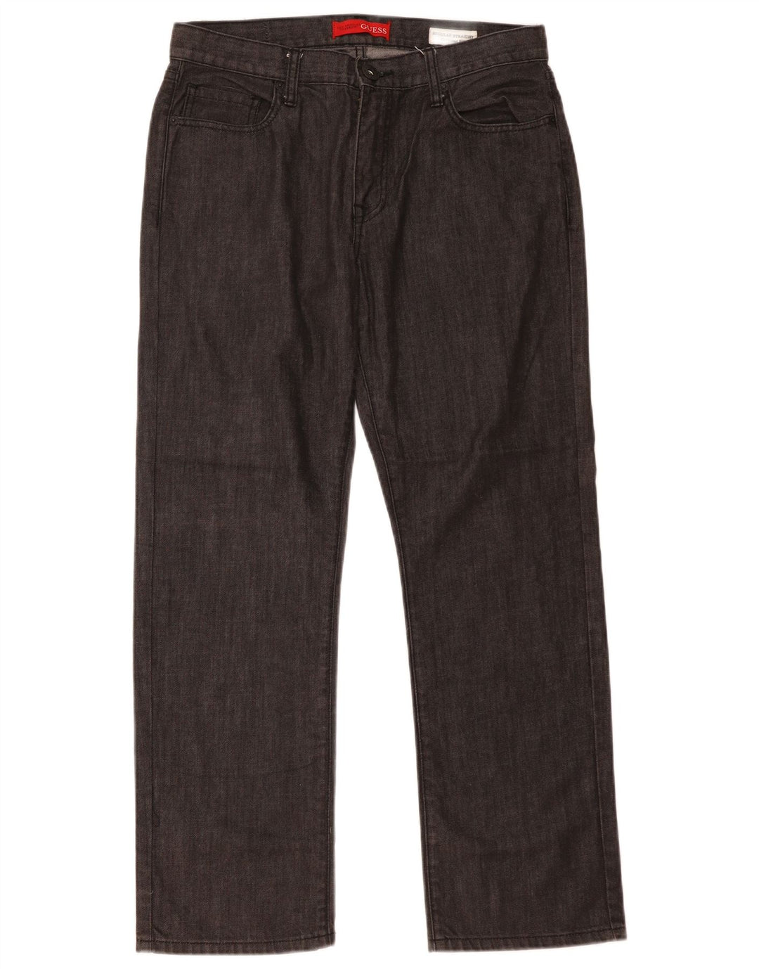 Guess Jean droit homme W33 L30 gris coton