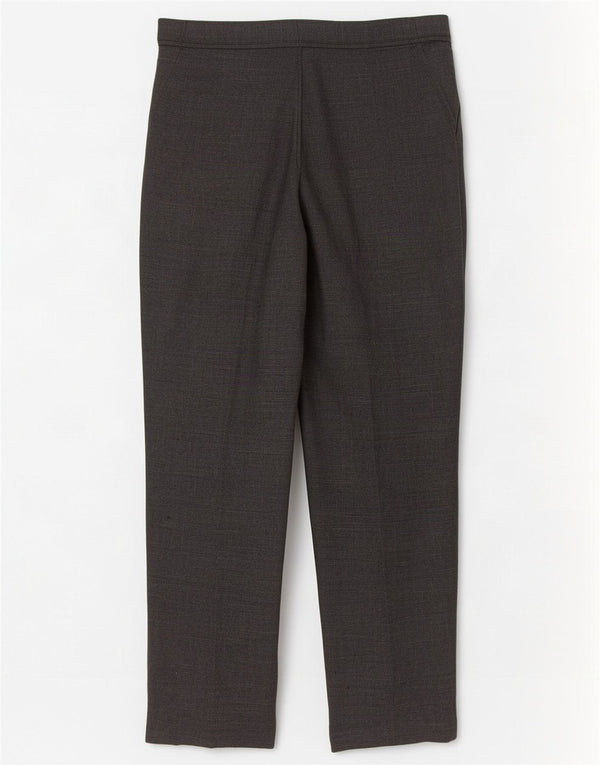 Marks & Spencer Pantalon droit décontracté pour femme UK 14 Large W32 L28 Gris