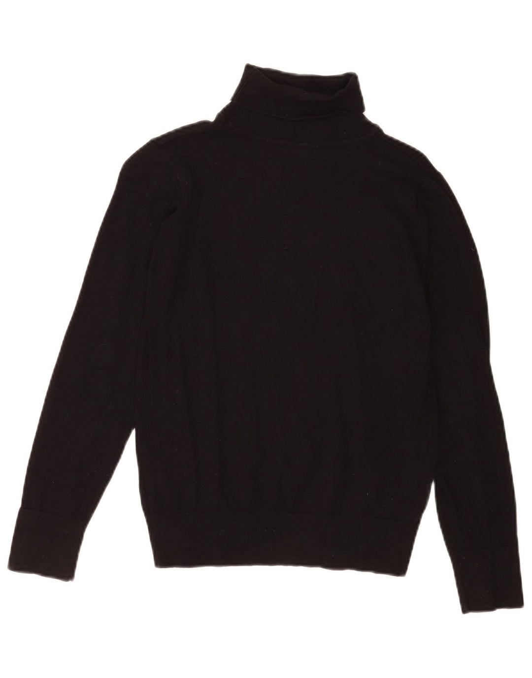 Oasis Pull col roulé pour femme UK 10 Small Noir Viscose