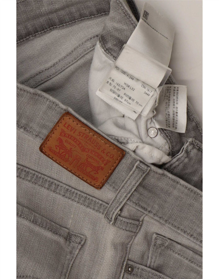 Levi's Jean Skinny 711 Femme W28 L32 Gris