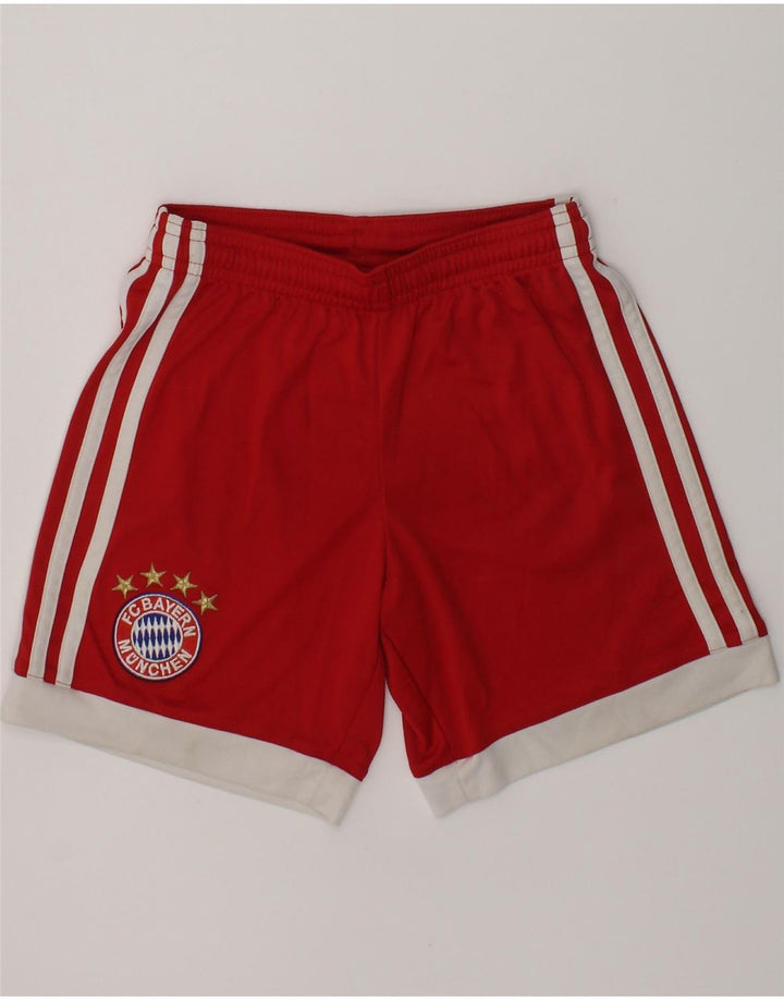 ADIDAS Boys Sport Shorts 7-8 Years Red Polyester | Vintage Adidas | Thrift | Second-Hand Adidas | Used Clothing | Messina Hembry 