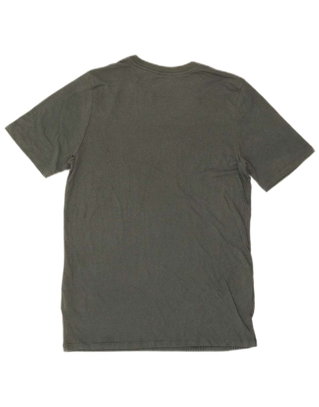 NIKE Hommes Dri Fit T-Shirt Haut Petit Kaki Rayé Polyester