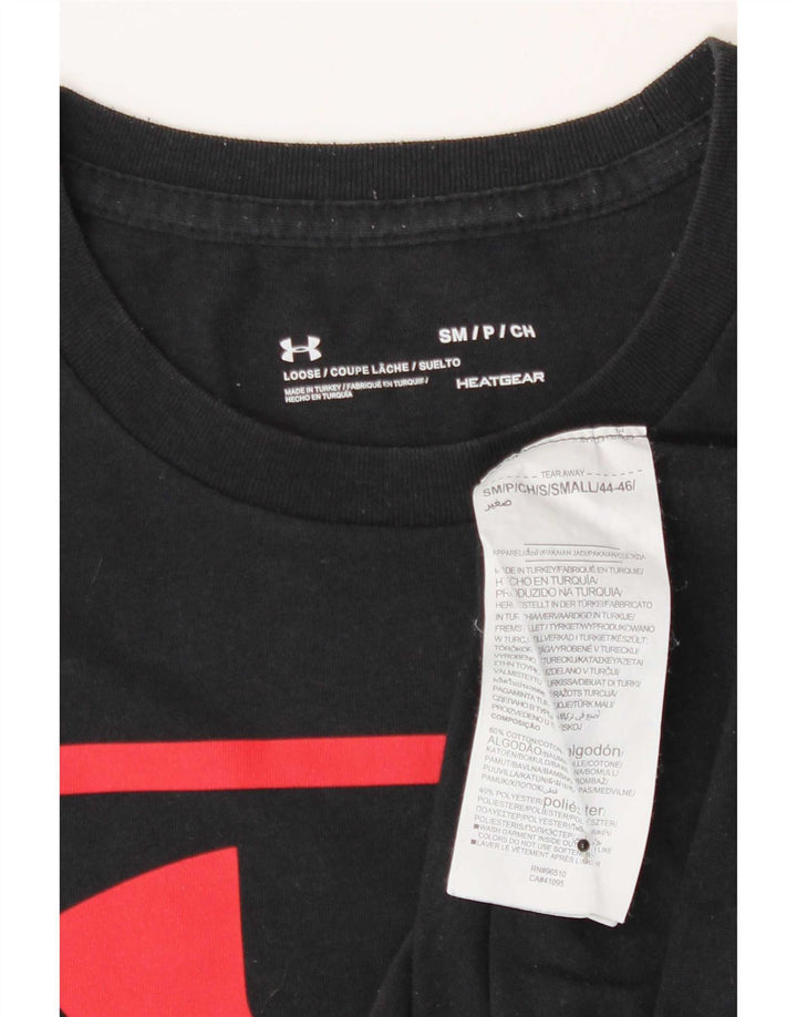 Under Armour T-Shirt Graphique Homme Petit Noir Coton