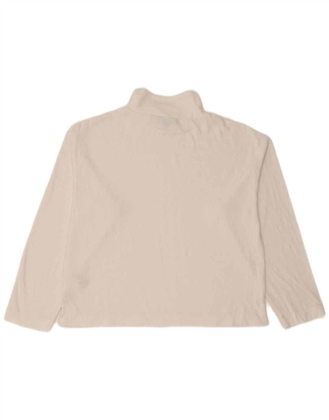 Marks & Spencer Haut à manches longues pour femme UK 12 Medium Blanc Polyester