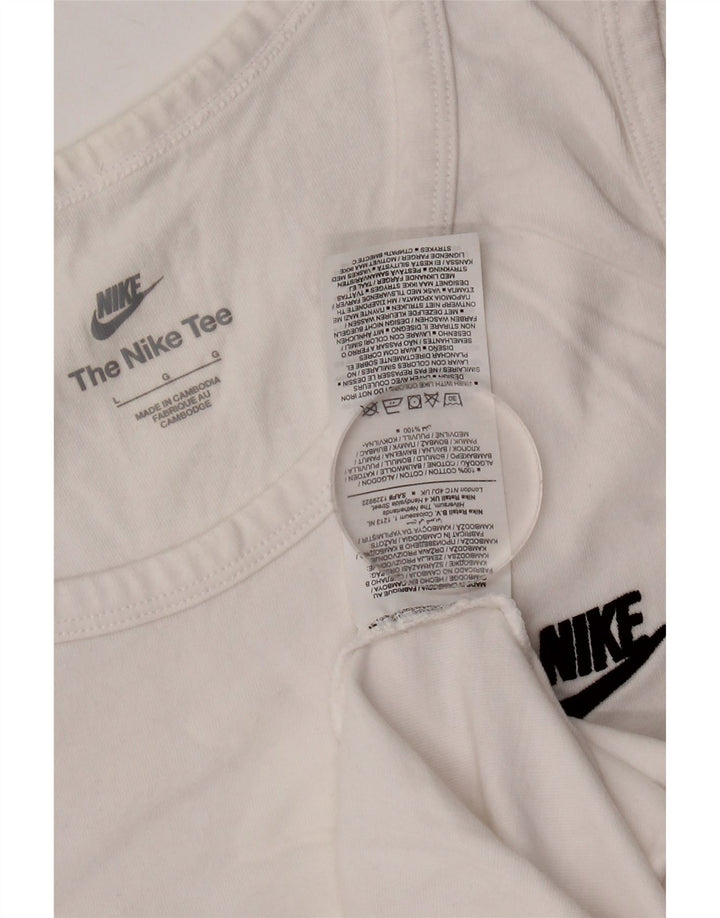 Nike Hommes Débardeur Grand Blanc Coton