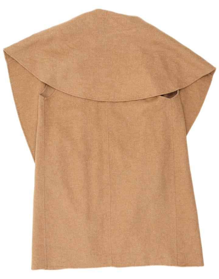 Zara Cardigan long surdimensionné pour femme UK 14 Beige moyen