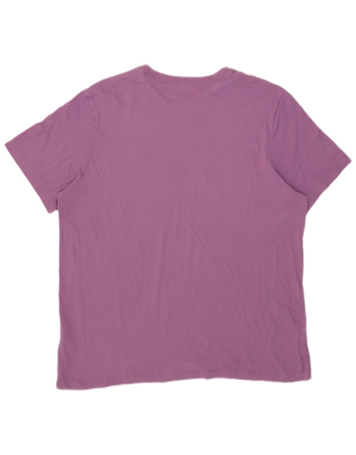 Nike T-Shirt Homme Top XL Violet Coton