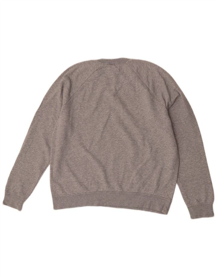 Nike Sweat-shirt pour homme en coton moucheté Gris Taille L