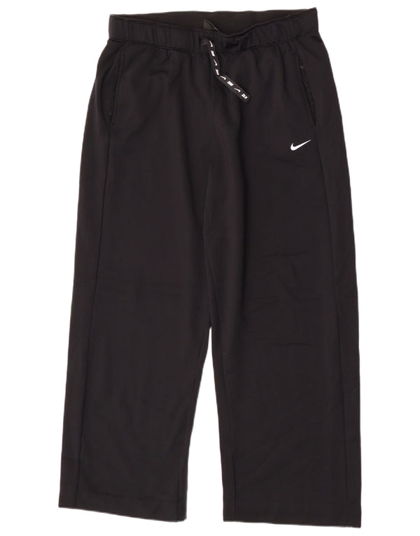 Nike Pantalon de survêtement Dri Fit pour femme en nylon noir Taille L