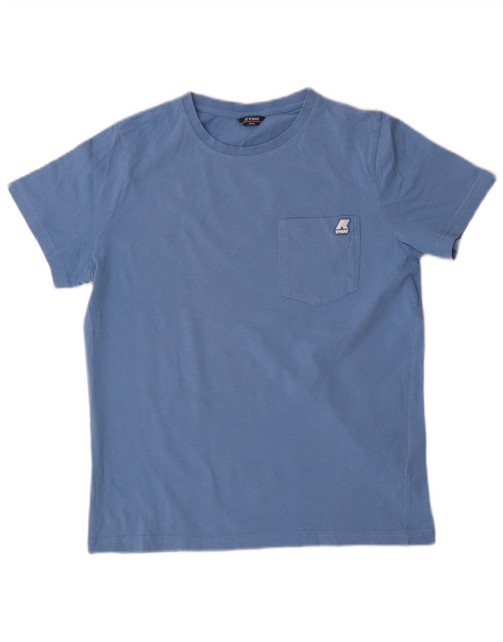 K-Way T-shirt pour femme UK 10 Small Bleu