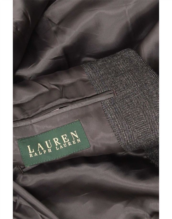 Ralph Lauren Veste blazer coupe régulière pour homme UK 48 3XL Gris à chevrons