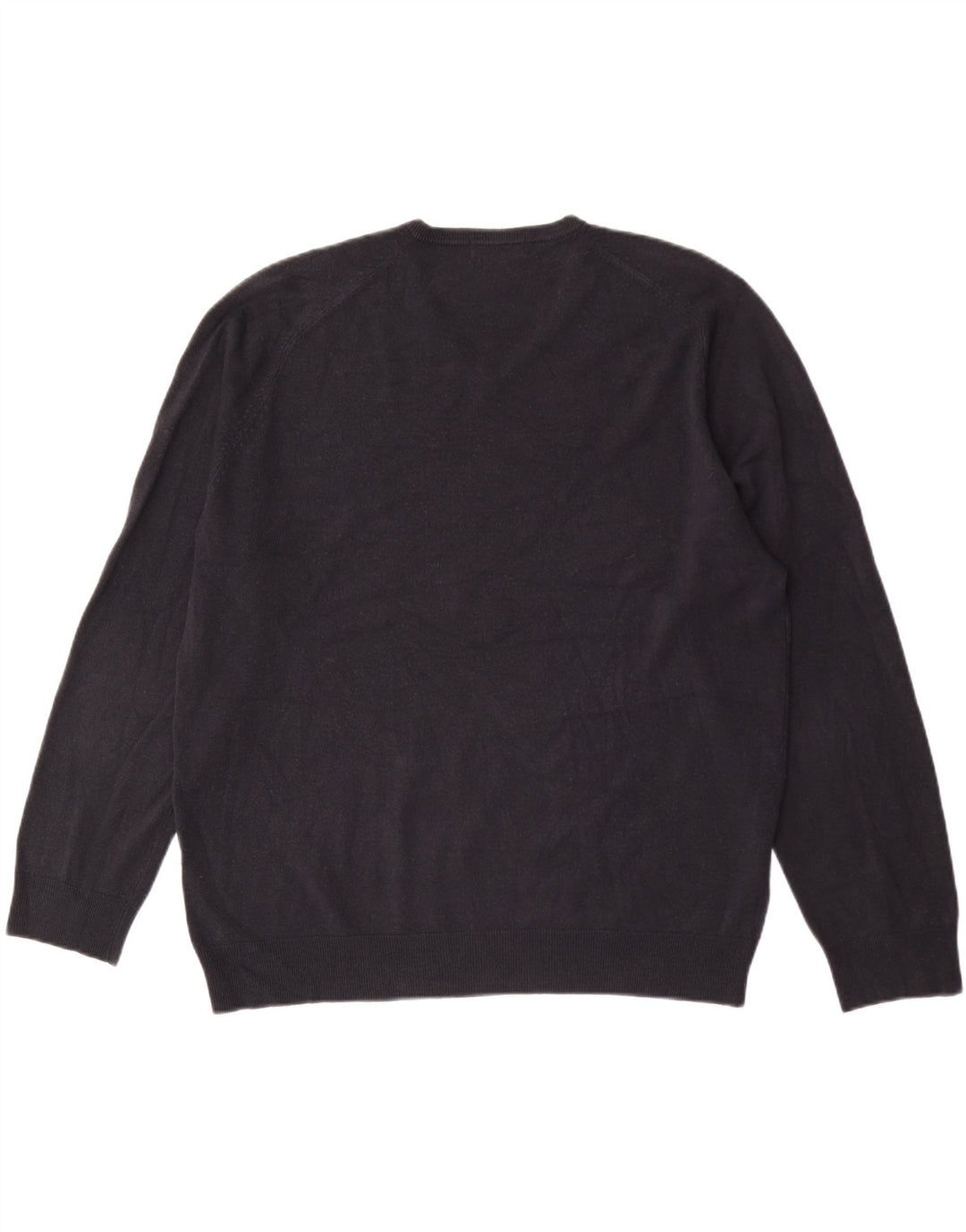 Marks & Spencer Pull col V pour homme XL Bleu marine Acrylique