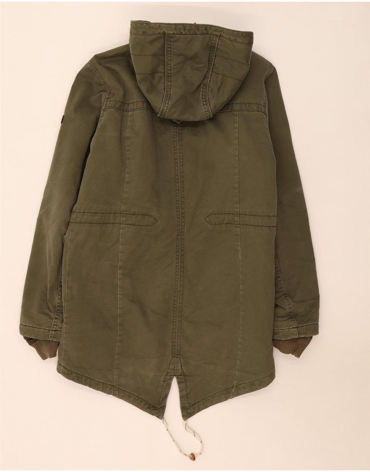 Tommy Hilfiger Parka à capuche pour homme UK 36 Small Kaki