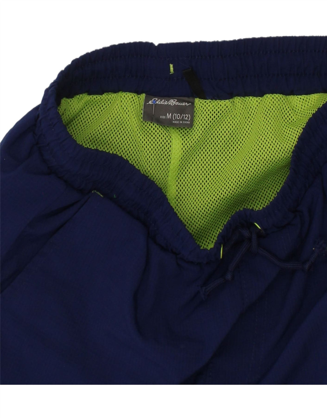EDDIE BAUER Boys Sport Shorts 10-11 Years Medium  Navy Blue Polyester Vintage Eddie Bauer and Second-Hand Eddie Bauer from Messina Hembry 