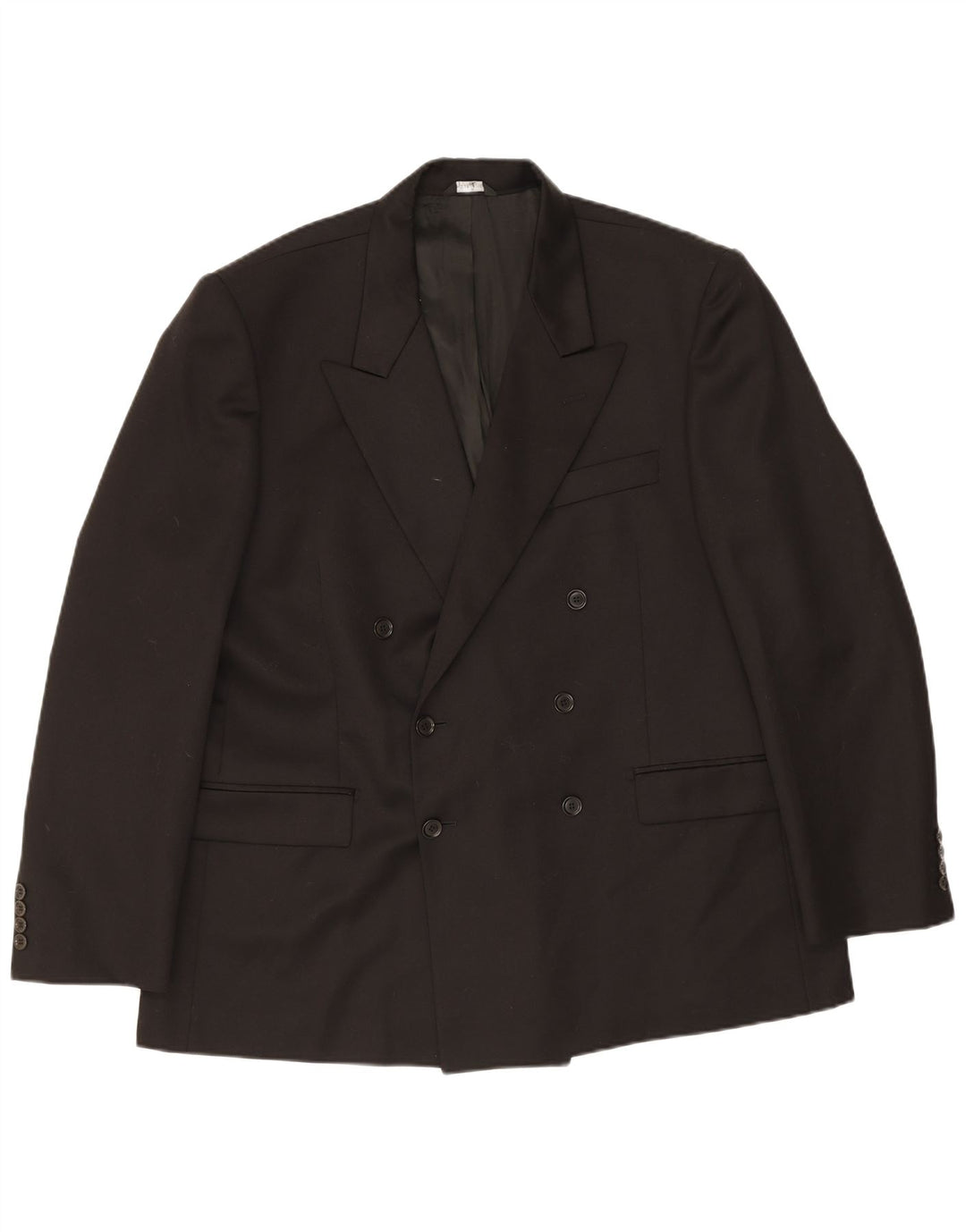 Angelico Veste Blazer Croisée Homme IT 58 4XL Laine Noire