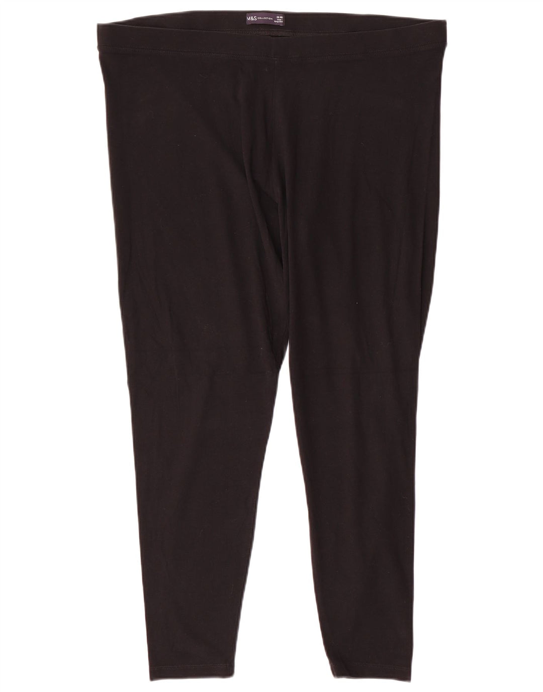 Marks & Spencer Leggings Femme UK 20 2XL Coton Noir