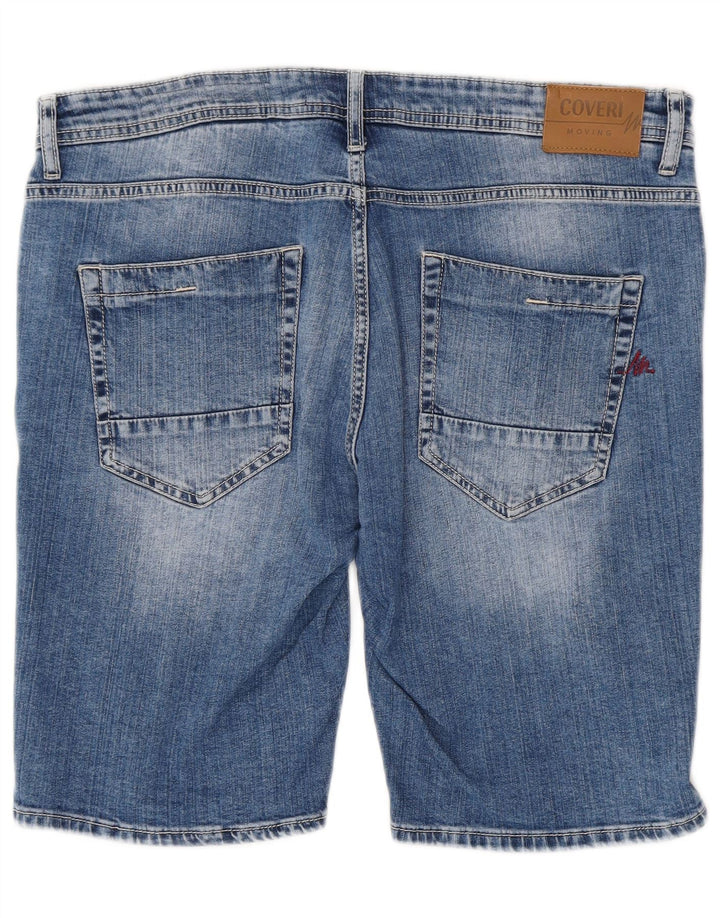 COVERI Short en Jean Homme IT 52 XL W38 Bleu Coton