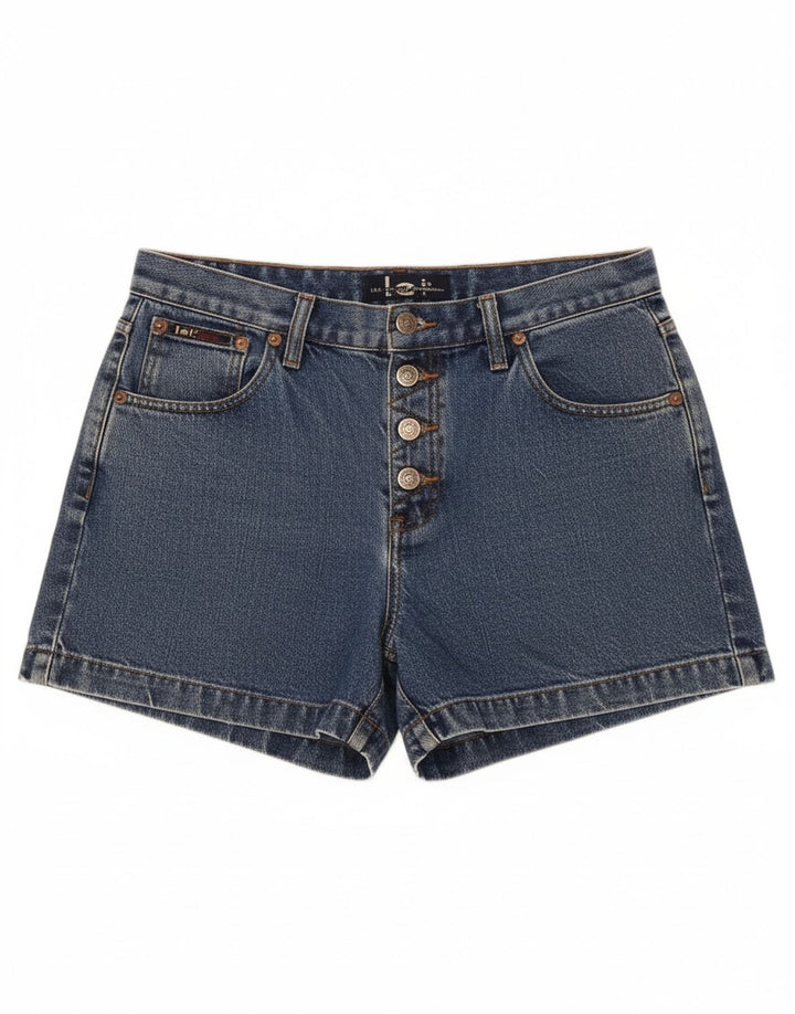 L.E.I Womens Denim Shorts US 9 Medium W30  Blue Cotton
