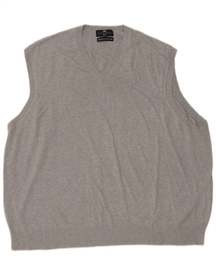 Marks & Spencer Débardeur Blue Harbour Vest XL Gris Coton Homme