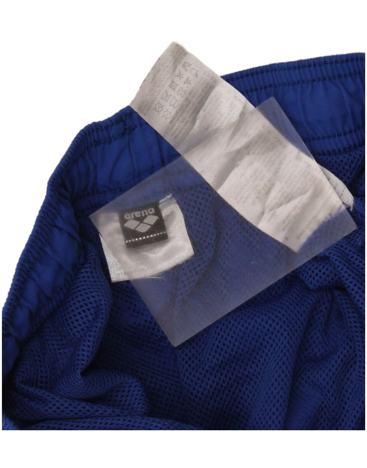 Arena Short de Sport Graphique Homme Bleu Moyen Polyester