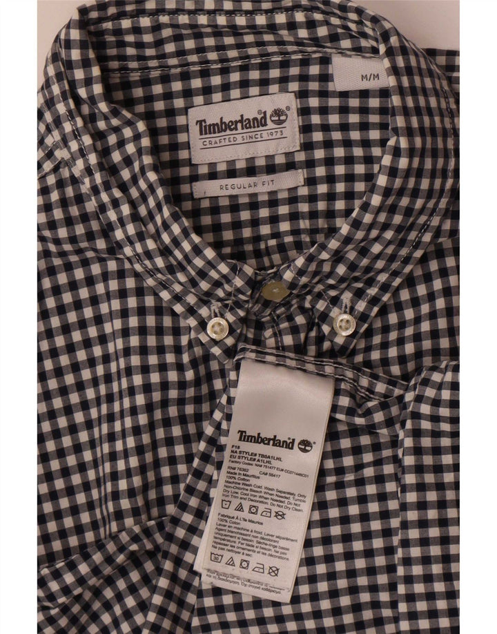 Timberland Chemise Regular Fit Homme Noir Moyen Vichy Coton