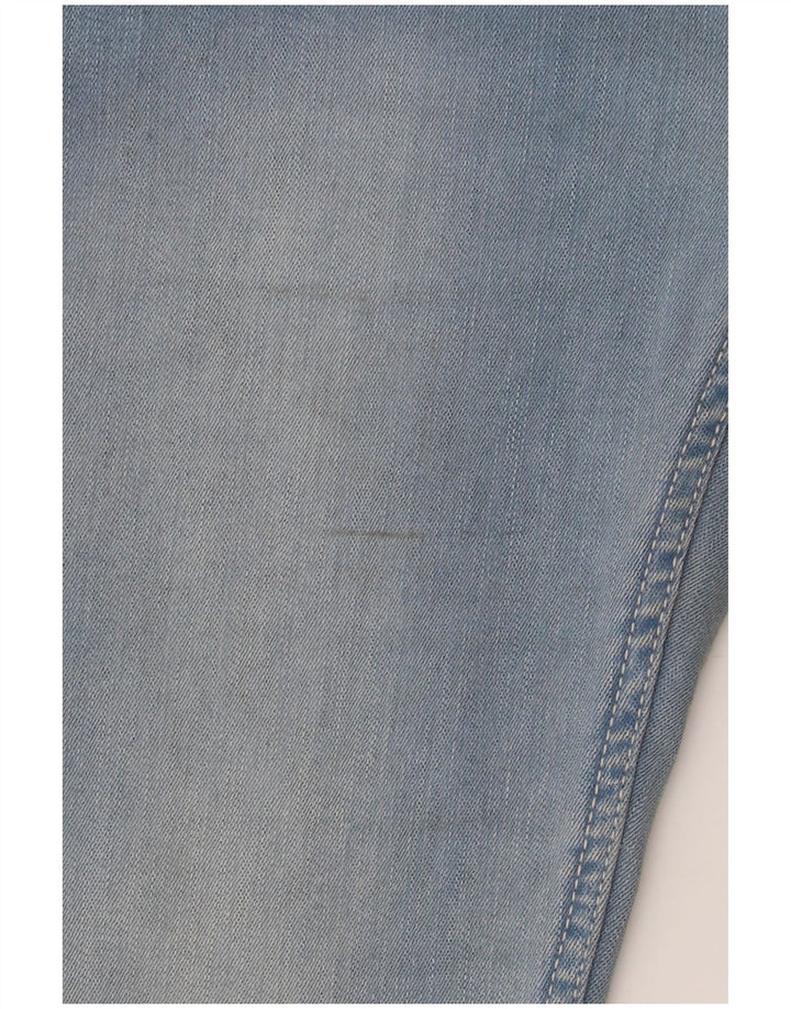 Dack's Jean Slim Femme IT 42 Moyen W28 L30 Bleu Tencel