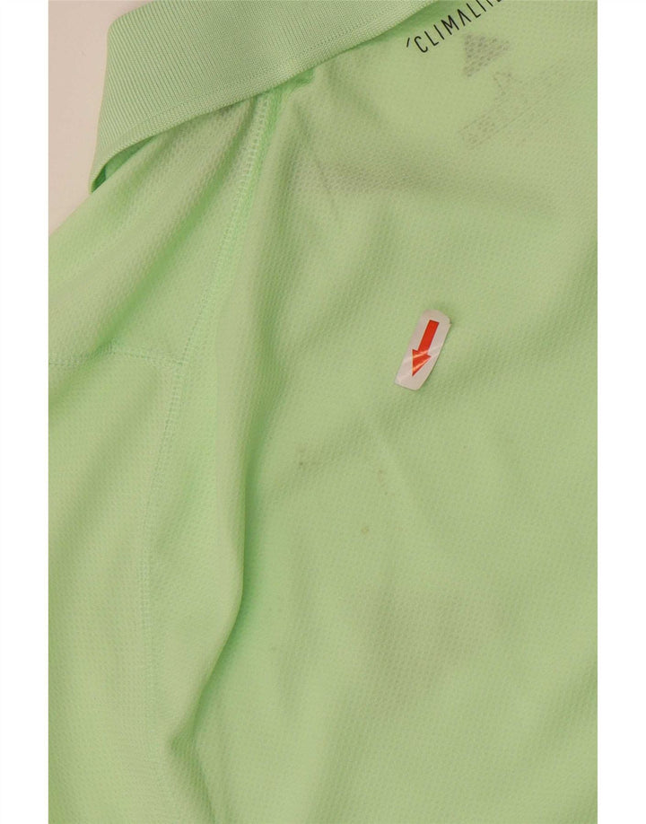 Adidas Homme Climalite Polo XL Vert Polyester