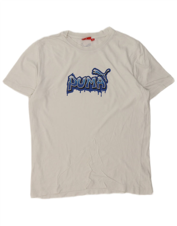 Puma Tee-Shirt Graphic Homme Blanc Moyen