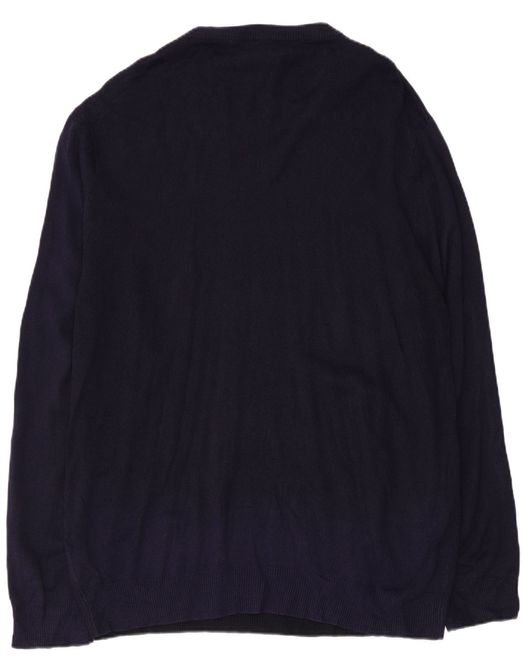 PIERRE CARDIN Pull Col V Homme 2XL Bleu Marine Acrylique