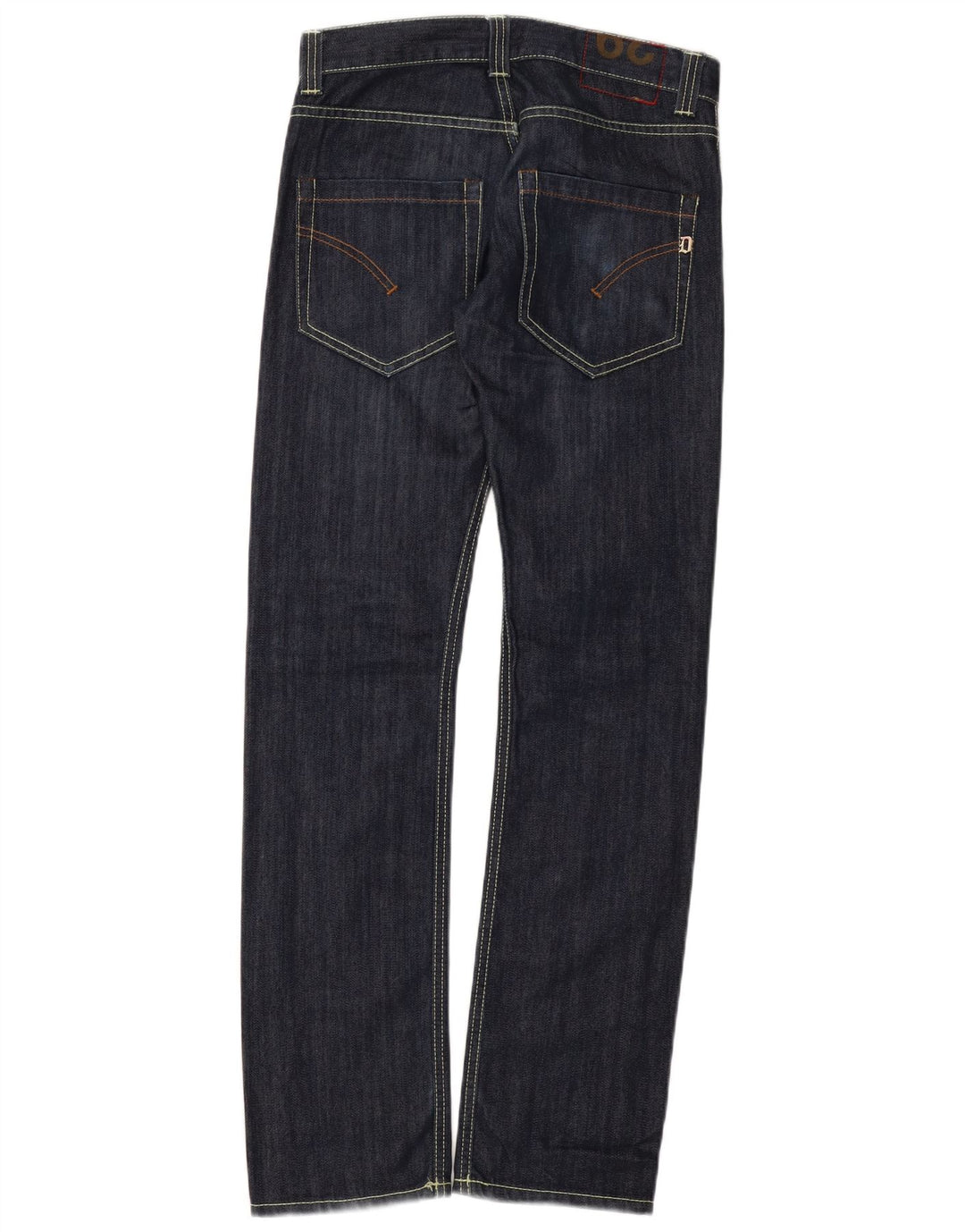 Dondup Jean droit femme W29 L32 bleu marine coton