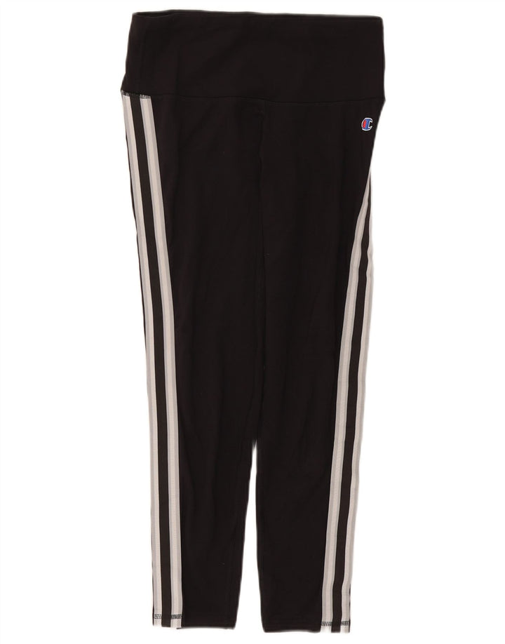 CHAMPION Leggings Femme UK 42 Polyester Noir Moyen