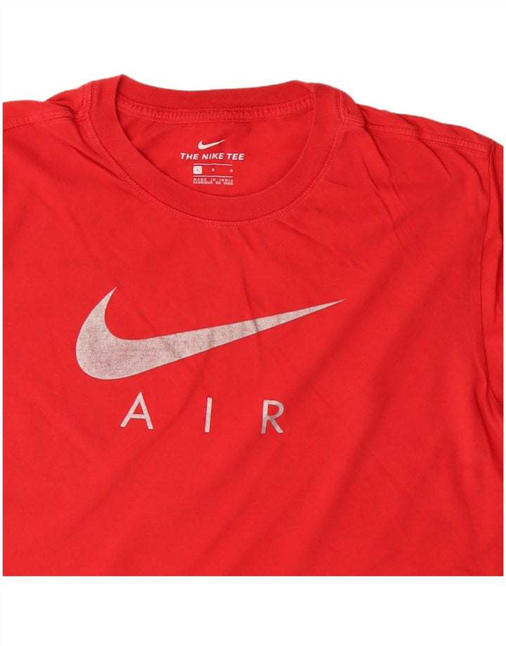 Nike T-shirt graphique pour homme en coton rouge Taille L