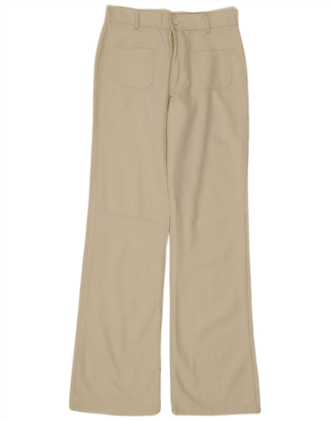 VINTAGE Pantalon décontracté bootcut femme W30 L34 Beige