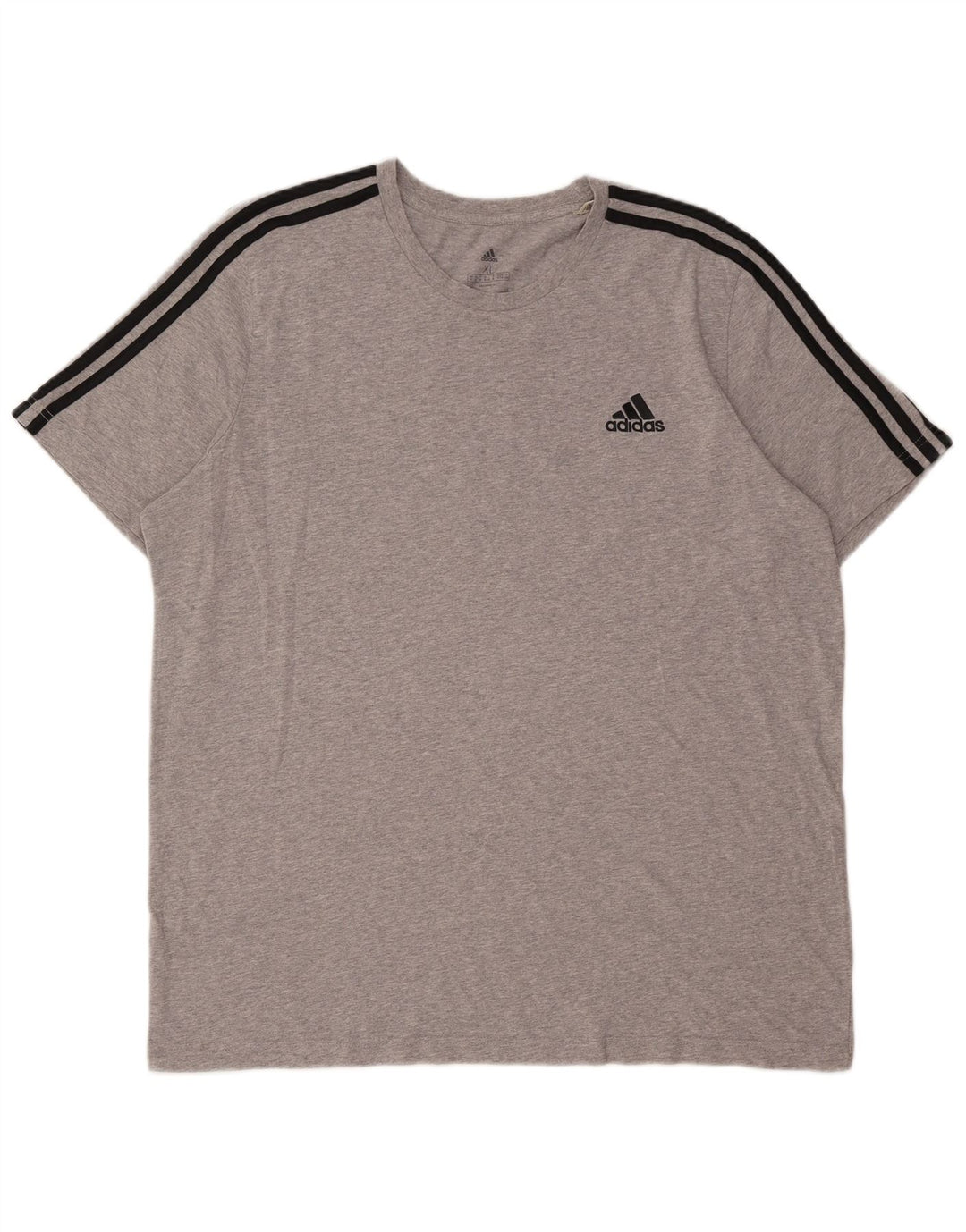 Adidas T-Shirt Homme Top XL Gris Moucheté Coton