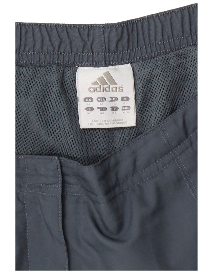 ADIDAS Pantalon de survêtement Capri Cargo pour femme UK 14 Gris moyen Polyester