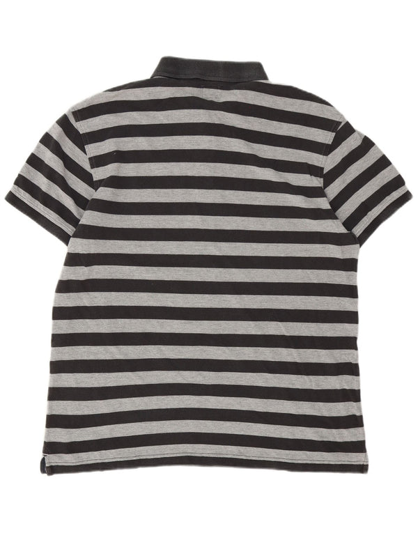 Levi's Polo XL Homme Gris Rayé Coton
