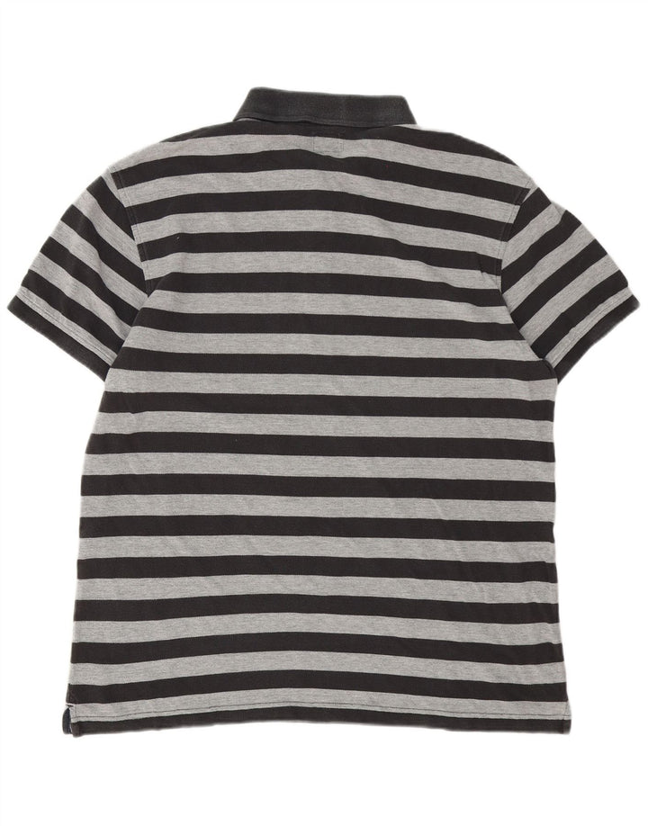 Levi's Polo XL Homme Gris Rayé Coton