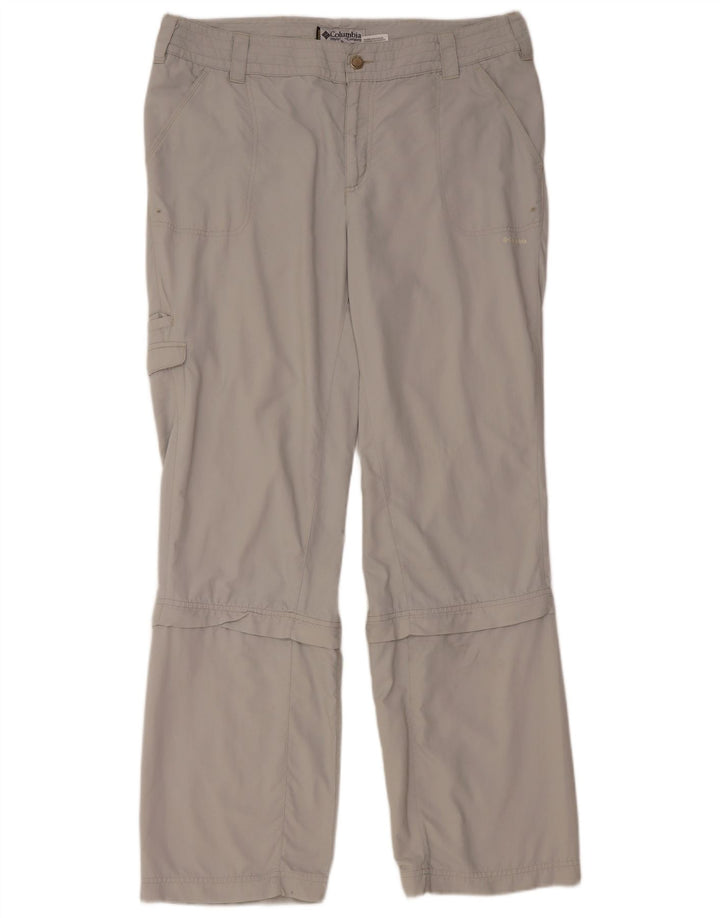COLUMBIA Pantalon cargo Titanium Regular pour femme US 14 XL W36 L31 Gris