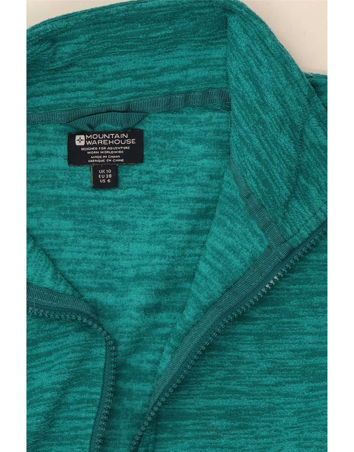 Mountain Warehouse Veste polaire doublée pour femme UK 10 Petit vert moucheté