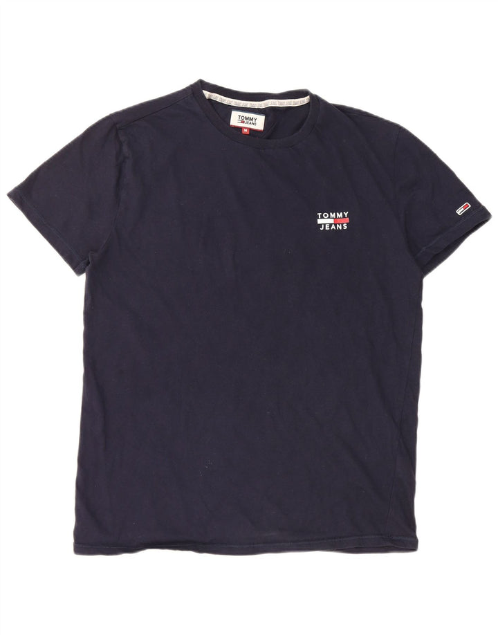 TOMMY HILFIGER T-Shirt Homme Bleu Marine Moyen Coton