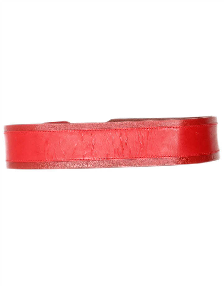 Coast Ceinture en cuir pour femme Medium L34 Cuir rouge