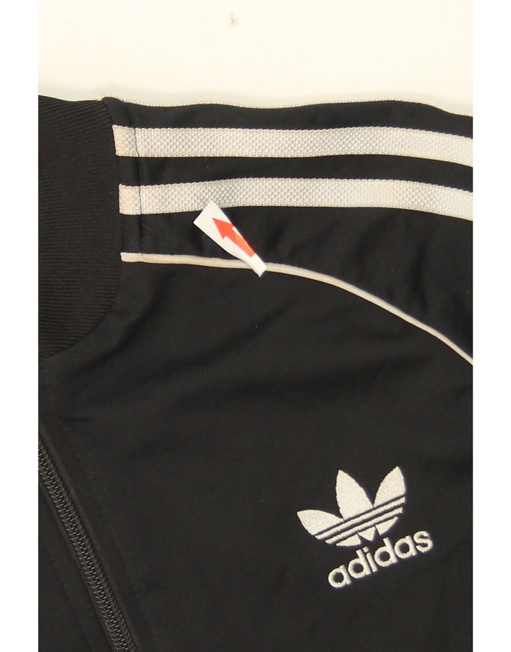Veste de survêtement Adidas Garçon 11-12 ans Noir Polyester