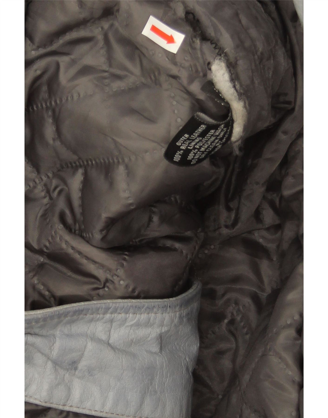 Smart Range Veste de motard en cuir pour femme UK 20 2XL Cuir bleu