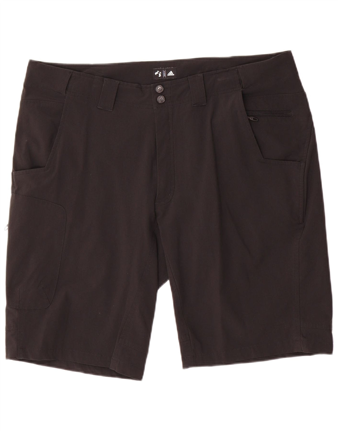 Adidas Short cargo W36 pour homme en nylon noir Taille L