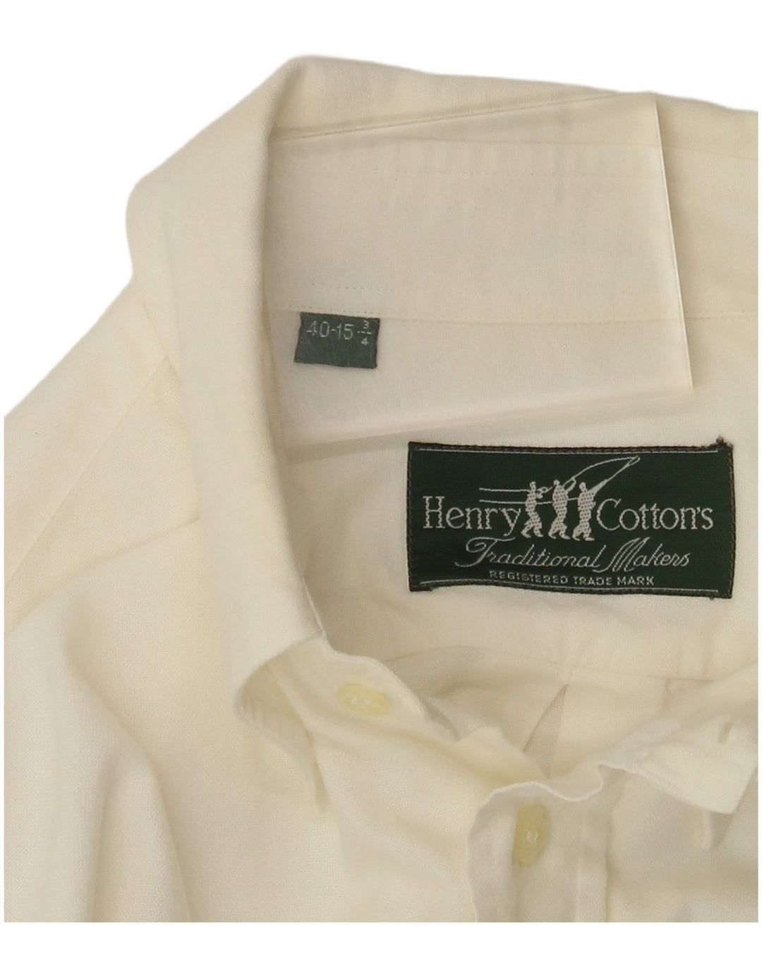 Henry Cottons Chemise homme Taille 40 15 3/4 Blanc moyen