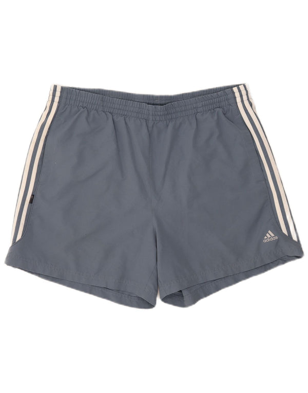 Adidas Short de sport pour homme XL Bleu Polyester